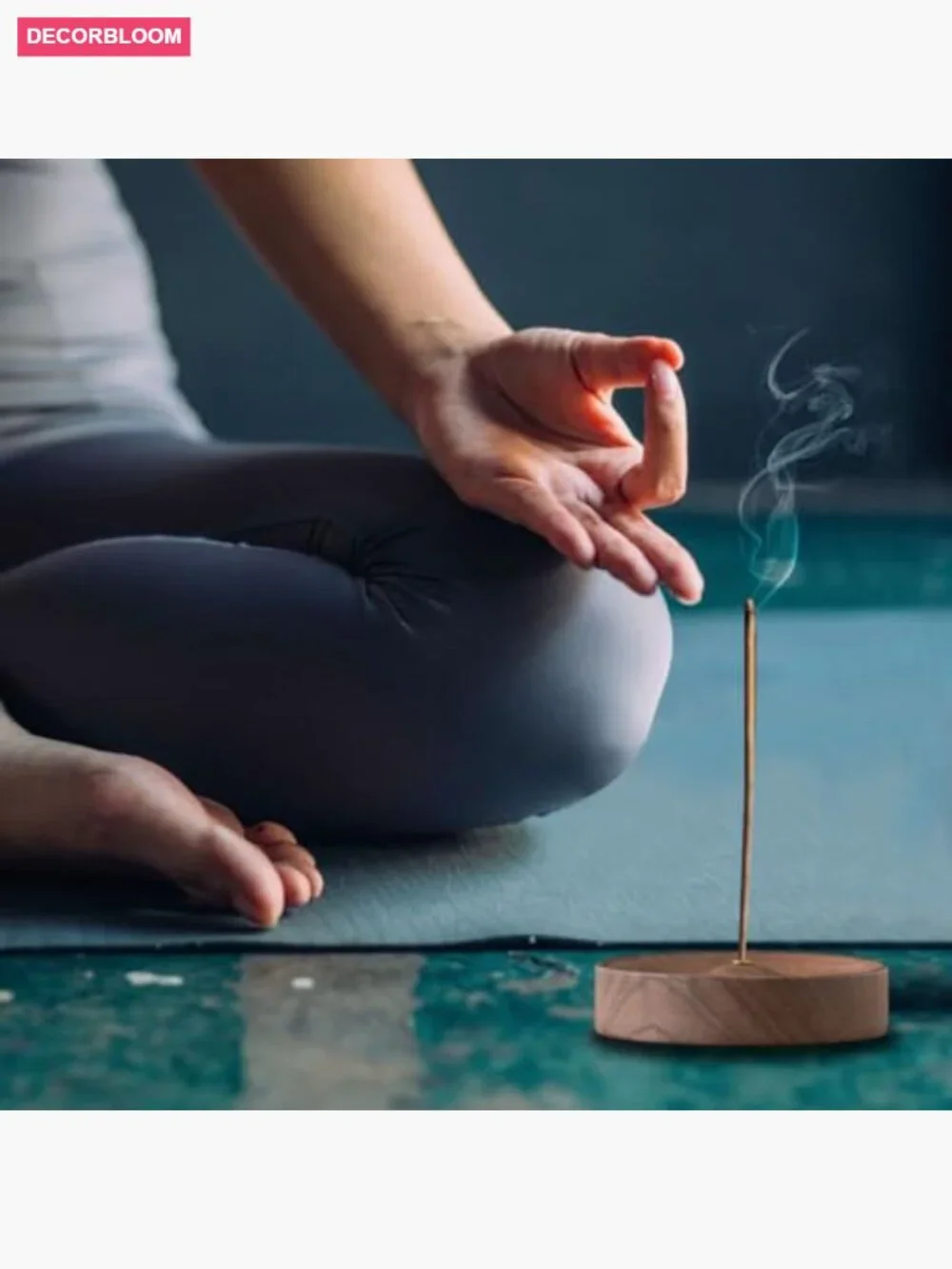 Handcrafted Wood Incense Holder for Sticks - Natural Aroma Diffuser Tray